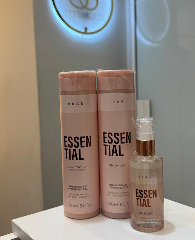 Kit Braé Essential Shampoo Condicionador E Óleo Blend